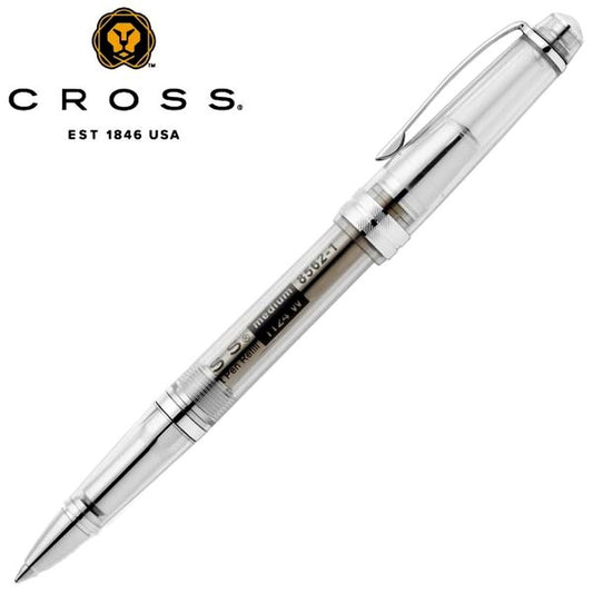 CROSS Bailey Light Cream Soda Collection ballpoint pen with clear soda finish and capless design