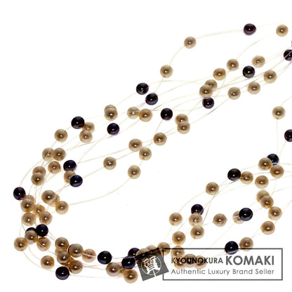 Tasaki Baby Pearl 8-row necklace in K18 yellow gold with white pearls on a 41cm chain