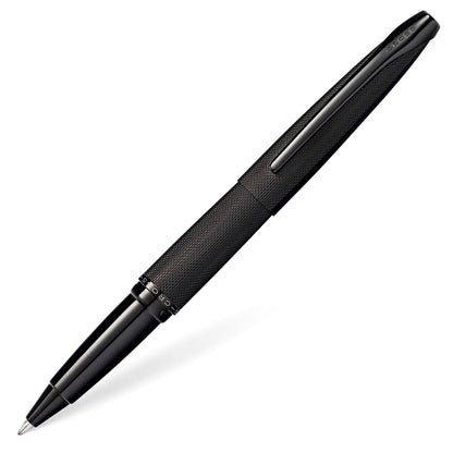 Cross ATX Brushed Finish Black Ballpoint Pen Model N885-41 with brass body and black PVD coating