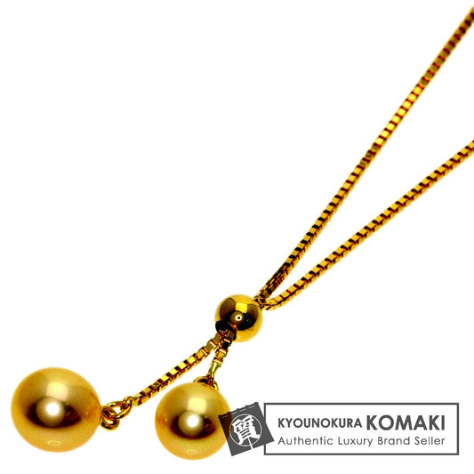 Tasaki women's pearl necklace in K18 yellow gold with 6.4-7mm pearls and 48cm chain