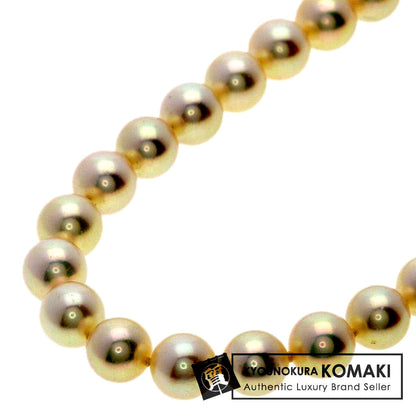 MIKIMOTO women's pearl necklace with 6.5-7mm pearls on a 37cm K14YG gold chain