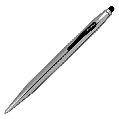 CROSS Tech2 black multi-function pen with chrome finish, ballpoint tip and stylus, 136mm length