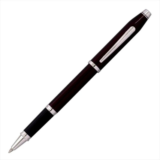 Cross Century 2 ballpoint pen in translucent plum lacquer with silver accents