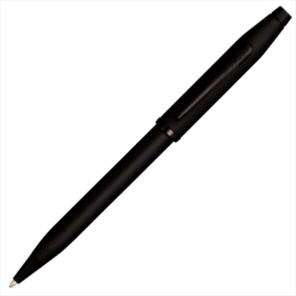 Kuro Century II NAT0082WG-132 oil-based ballpoint pen in midnight black with cap on a white background