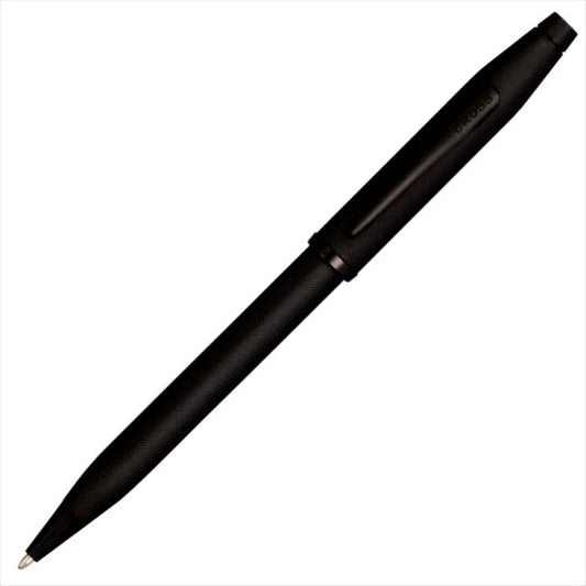 Kuro Century II NAT0082WG-132 oil-based ballpoint pen in midnight black with cap on a white background