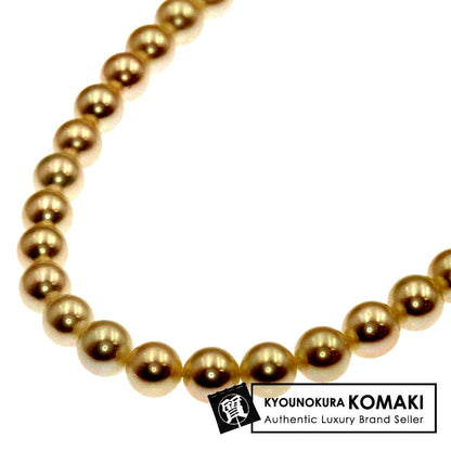 Mikimoto Pearl Necklace with 5.5-5.7 mm pearls and 36 cm silver chain displayed on white background