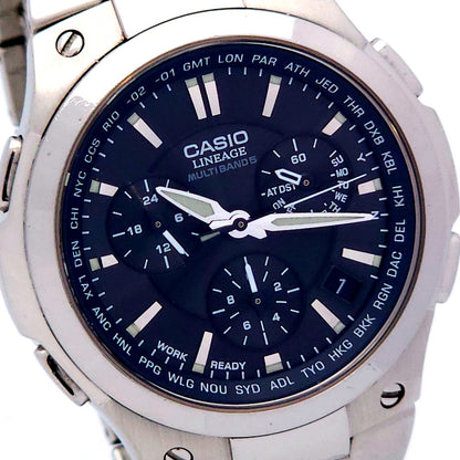 Casio Lineage LIW-M1000 solar radio wave watch with 4.1 cm face pre-owned Japan import