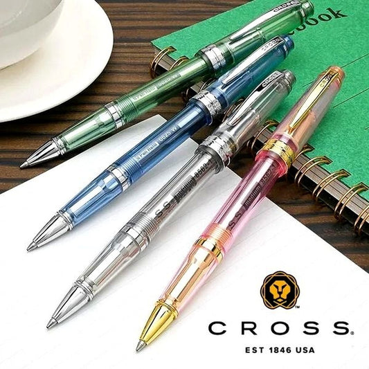 CROSS Bailey Light Ballpoint Pen in cream soda Blue Hawaii from the Cream Soda Collection with clear capless design