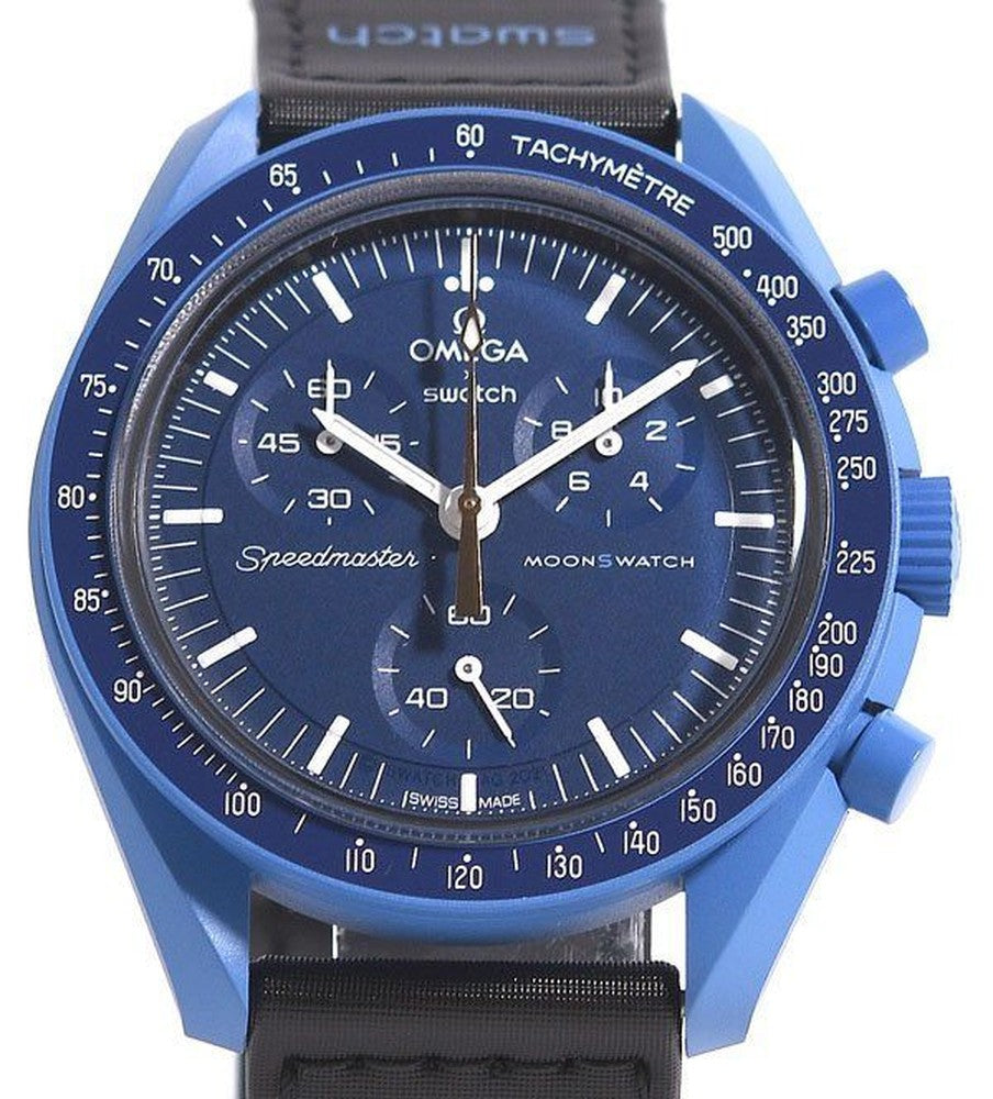 swatch MISSION TO NEPTUNE SO33N101-108 Quartz Men's — Japanese