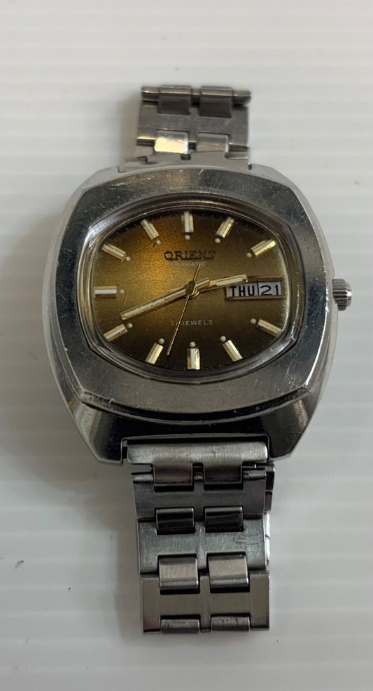 ORIENT Waterproof All Stainless Steel Automatic Men's Watch — Japanese