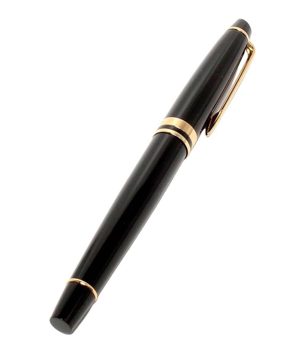 Waterman fountain pen converter measuring 14 cm for ink refilling with a clear body and blue piston mechanism