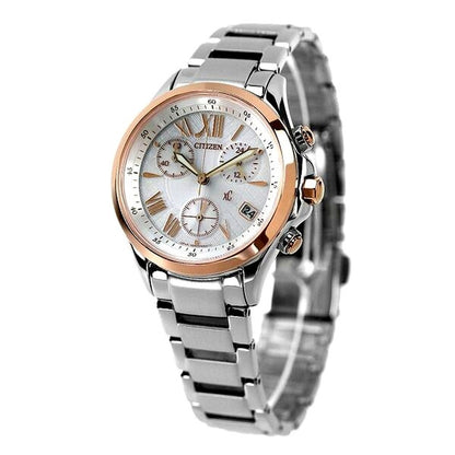 Citizen Ladies wristwatch FB1404-51A Cross Sea xC with silver dial and stainless steel band