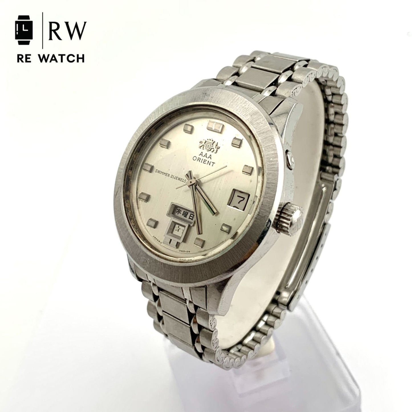ORIENT AAA Swimmer 2412-24 Automatic Men's Watch — Japanese