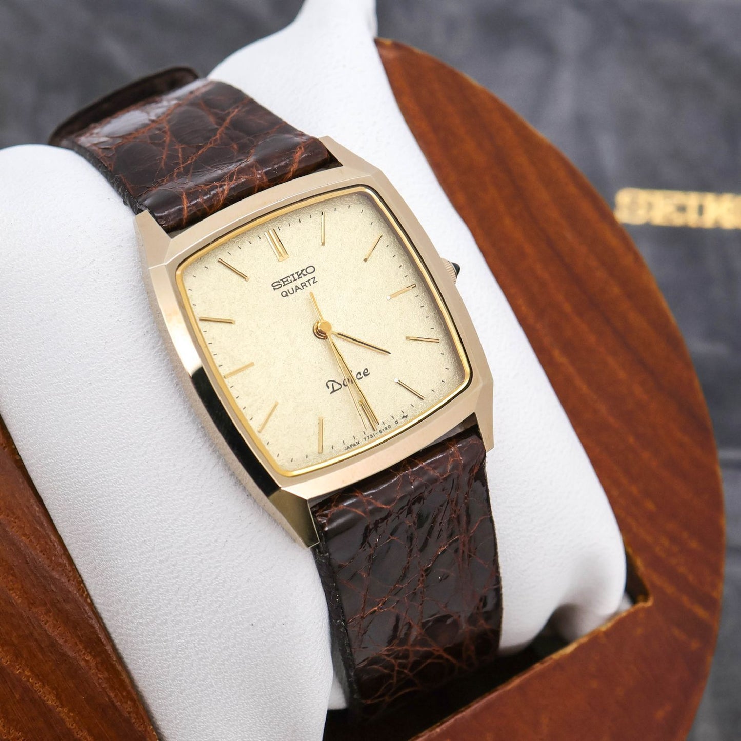 SEIKO Dolce TanganGold 3450 Quartz Men's Watch — Japanese