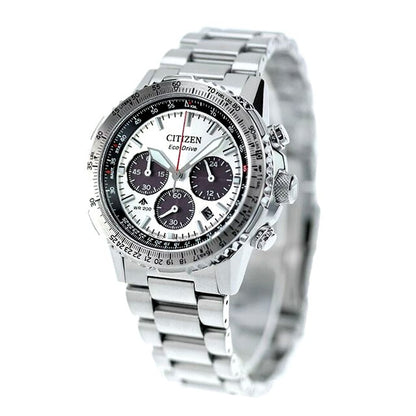 Citizen Promaster CA4660-61A men's wristwatch with silver dial and stainless steel band