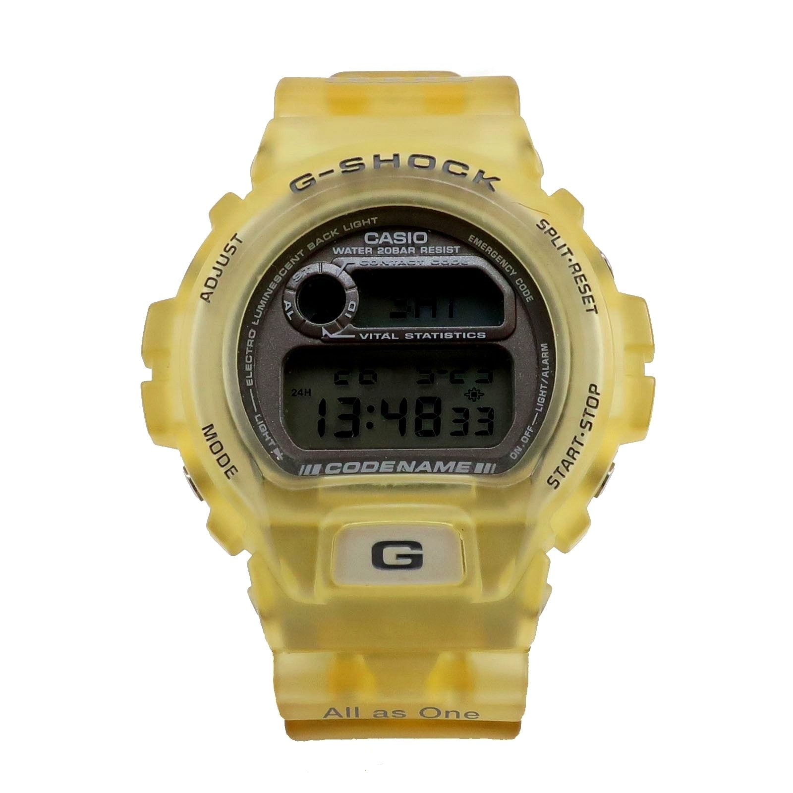 Casio Dolphin and Whale Commemorative DW-6910K men's digital watch with round face and black strap