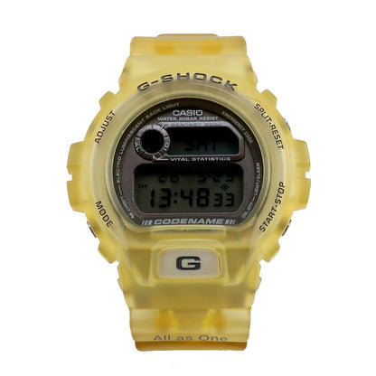 Casio Dolphin and Whale Commemorative DW-6910K men's digital watch with round face and black strap