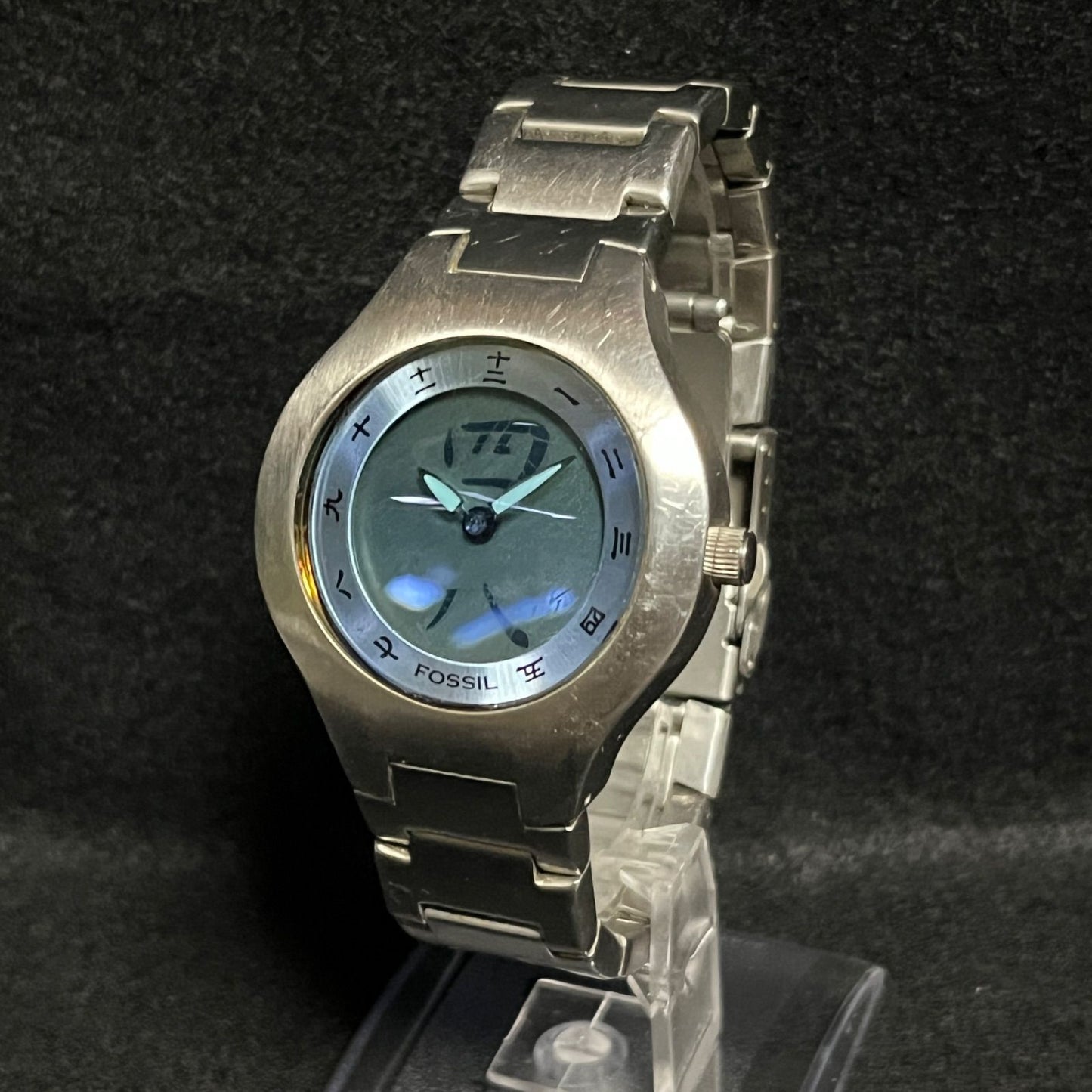 FOSSIL JR-7999 Digital Men's Watch — Japanese