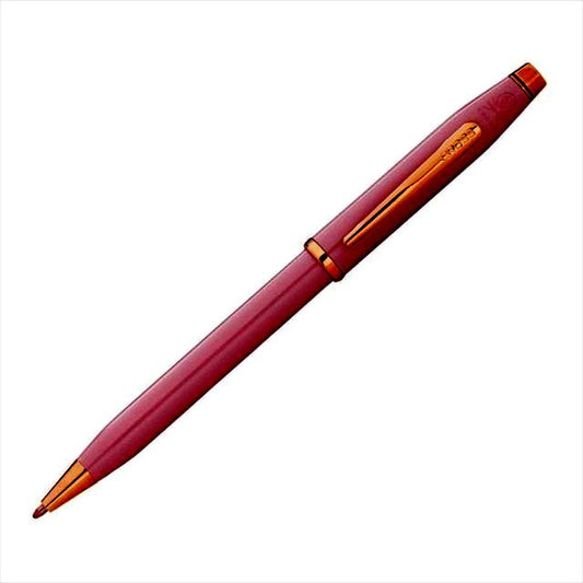 CROSS Century 2 ballpoint pen in Smoky Pink with silver accents and capped design