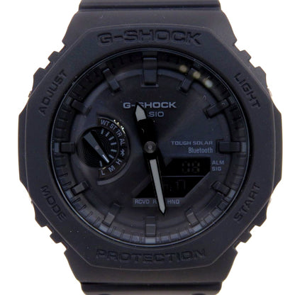 Casio G-Shock GA-B2100-1AER Carbon Core Guard watch with black resin band and digital analog display
