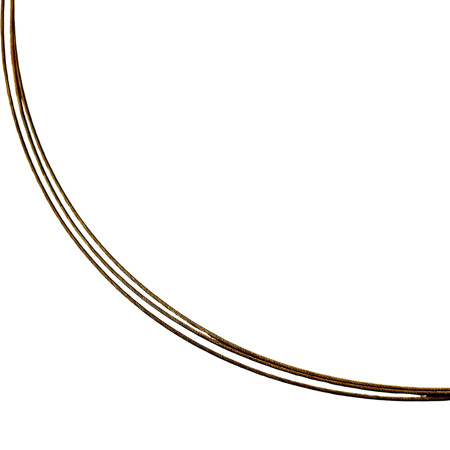 Tasaki K18 gold wire necklace for ladies measuring 43 cm with delicate design and lightweight 4.4 g