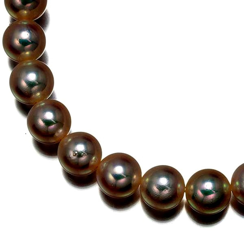 Mikimoto silver necklace featuring 6.0-6.4mm pearls measuring about 42 cm in length