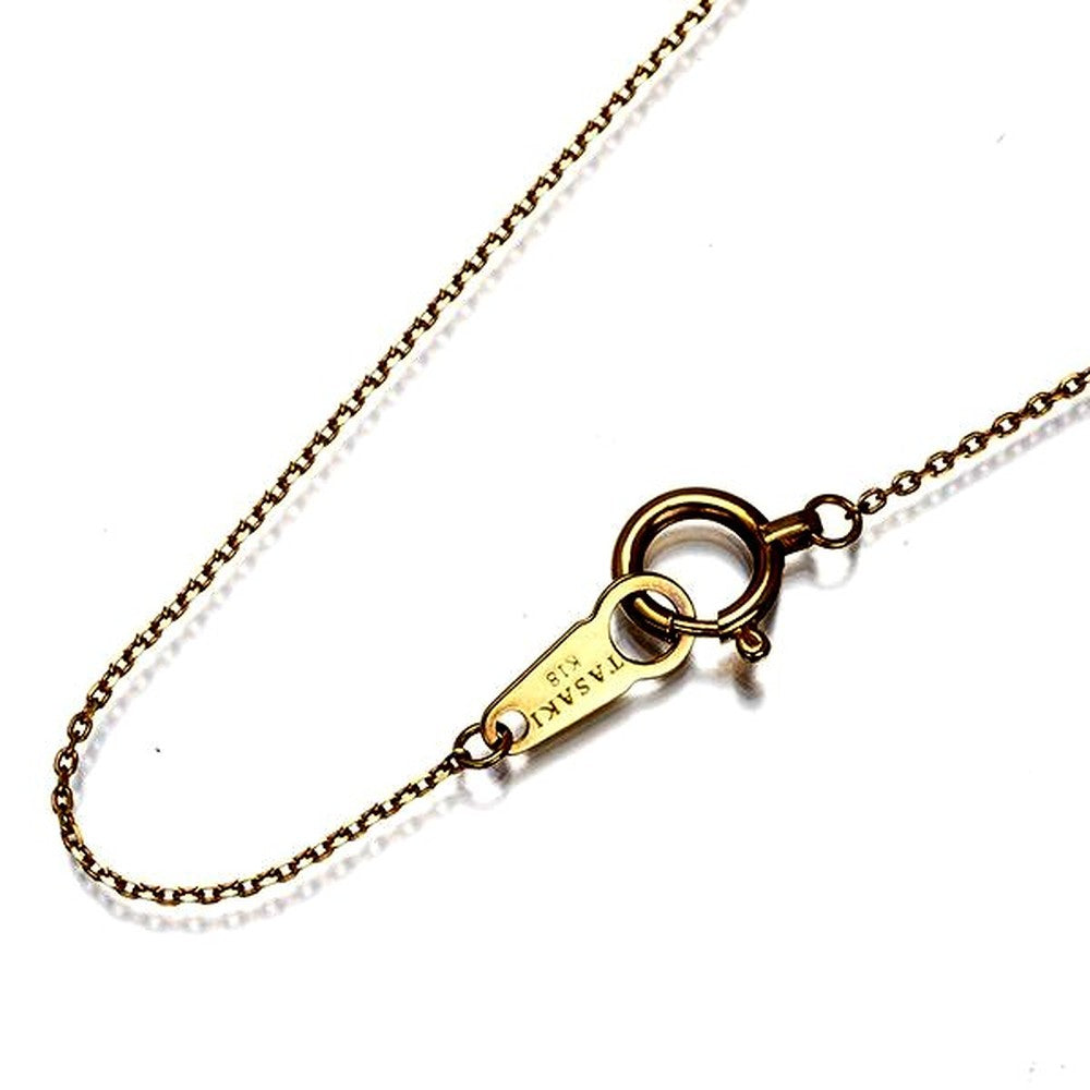 Tasaki Cut Azuki long chain necklace 60cm made of 18K yellow gold weighing 1.6g