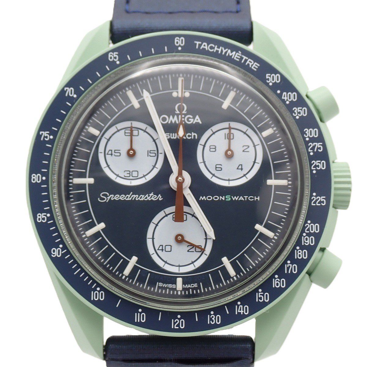 swatch OMEGA × Swatch Mission On Earth SO33G100 Quartz Men's — Japanese
