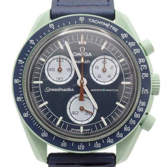 swatch OMEGA × Swatch Mission On Earth SO33G100 Quartz Men's — Japanese