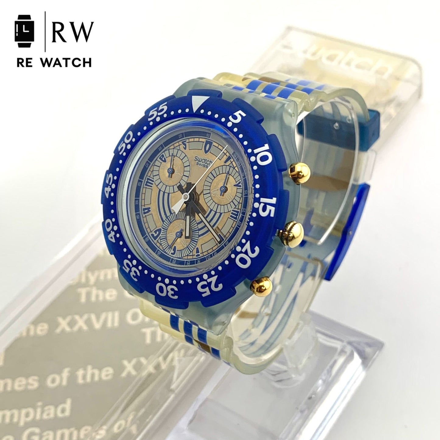 swatch Sydney 2000 Olympic Model Quartz Men's — Japanese