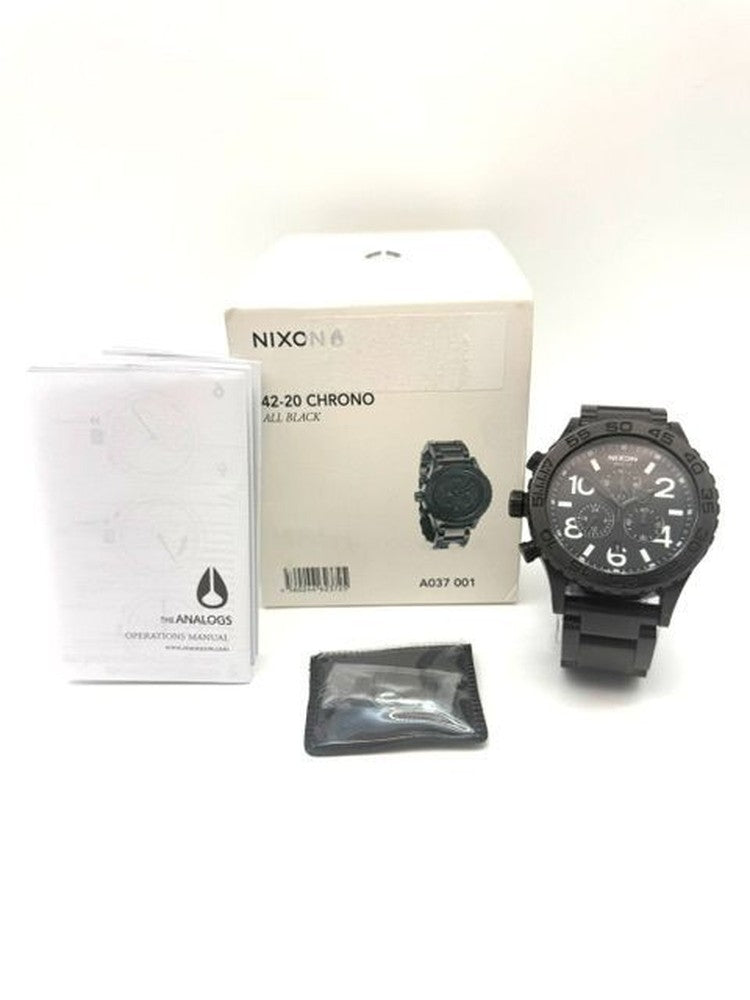 NIXON 42-20 CHRONO A037-001 Quartz Men's Watch — Japanese