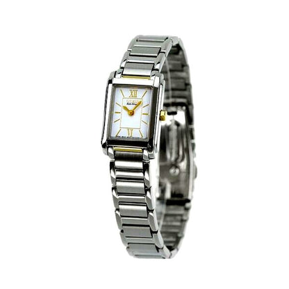 New Citizen FRA36-2432 ladies wristwatch with white dial and silver stainless steel band