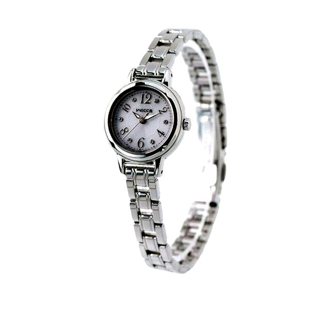 Citizen Wicca Solar Tech ladies watch KH9-914-15 with silver dial and stainless steel band