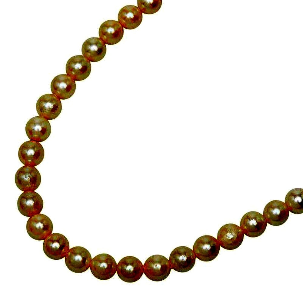 SV925 silver necklace with a 7.4-7.9mm Akoya pearl pendant, 41cm length for ladies