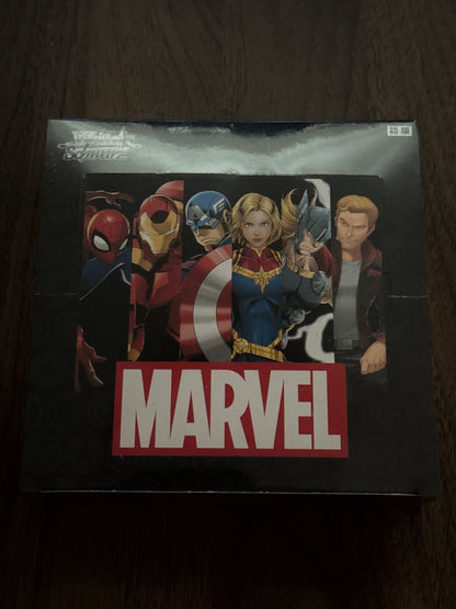 Weiss Schwarz New and unopened Weiss Schwarz Marvel Booster Pack Box First Edition Shrink-wrap — Japanese