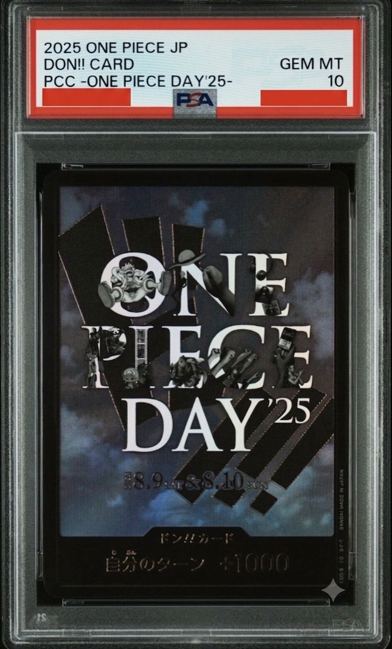 PSA 10 One Piece DON!! Card: ONE PIECE DAY'25 — Japanese