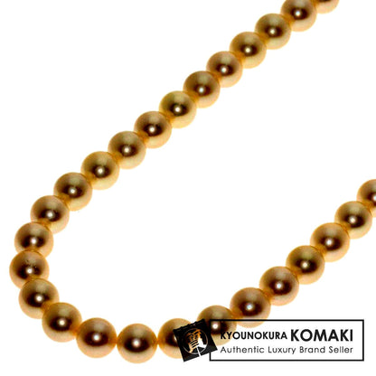 Mikimoto ladies pearl necklace with silver chain and 5.1-5.5mm pearls, 45cm length