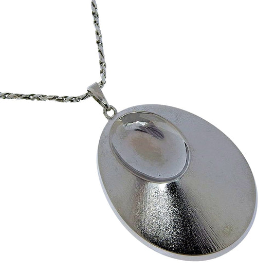 Mikimoto perfume bottle necklace made of Silver 925 weighing 20g with 62cm neck circumference