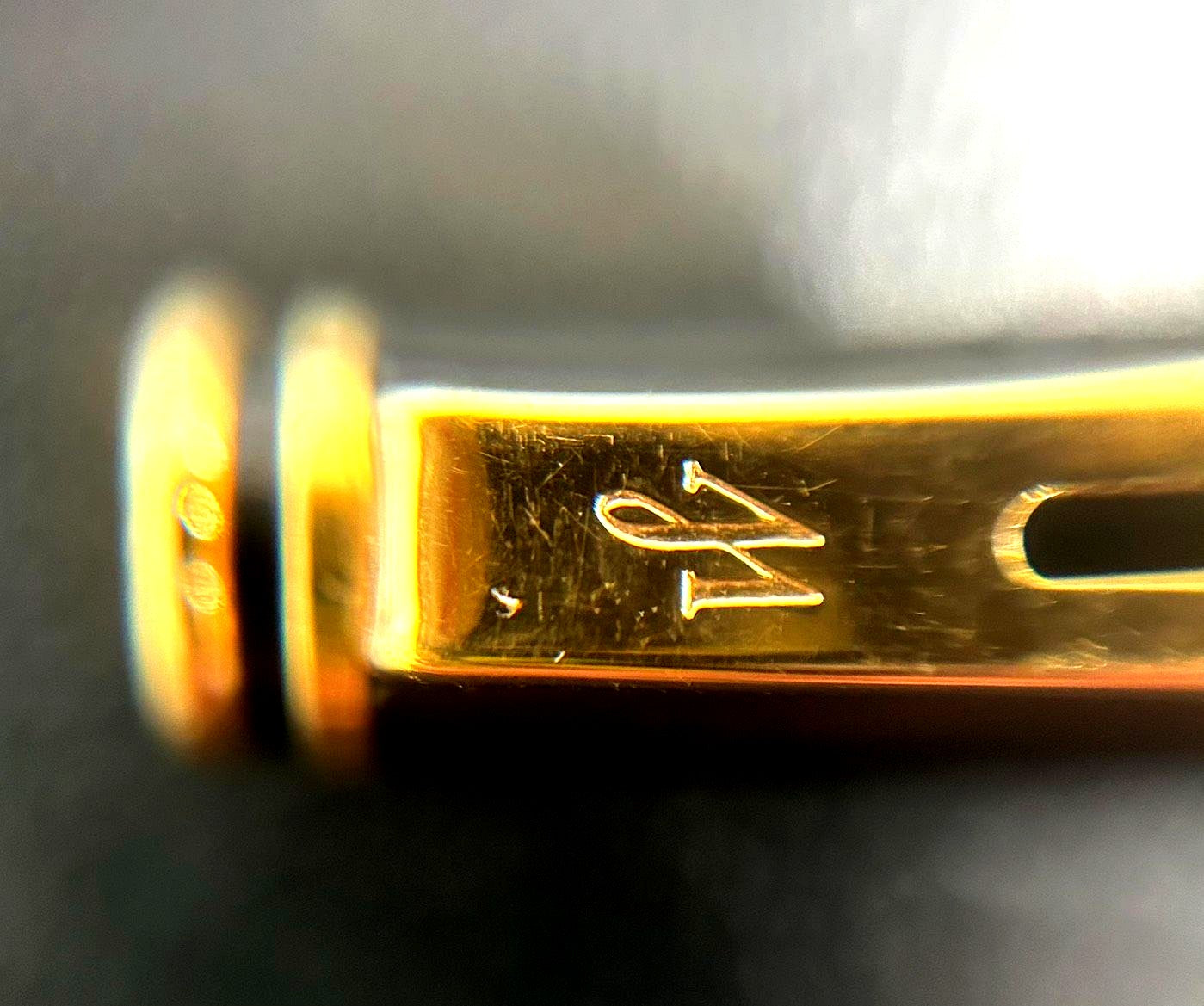 Used Waterman ballpoint pen with click mechanism needing future ink replacement