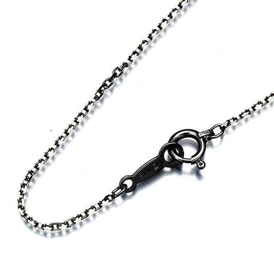 Mikimoto Cut Azuki 38cm white gold chain necklace in 18 karat K18WG with 1.1mm width