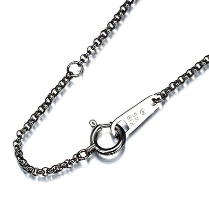 Tasaki Escargot 41cm white gold chain necklace made of 18K gold with 1.5mm width
