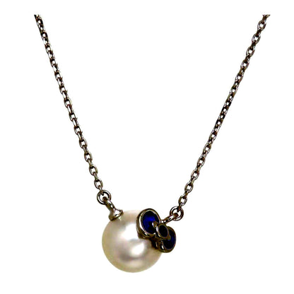 Hello Kitty Akoya Pearl Necklace Limited Edition with 7.1mm pearls and adjustable chain in inner and outer box