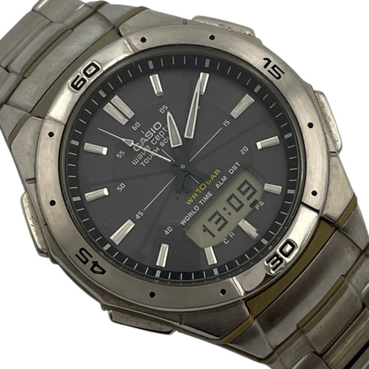 CASIO WVA-470 Solar Men's Watch — Japanese