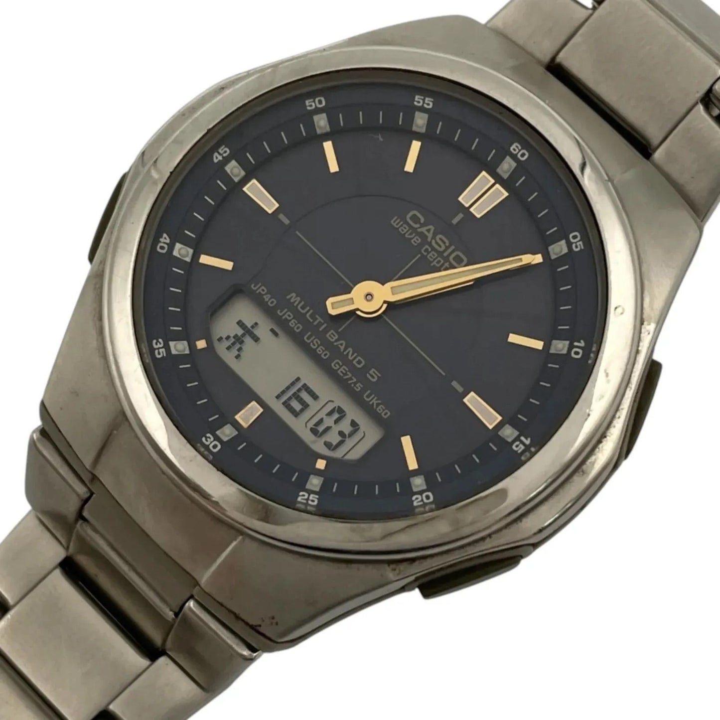 CASIO WVA-M480 Solar Men's Watch — Japanese