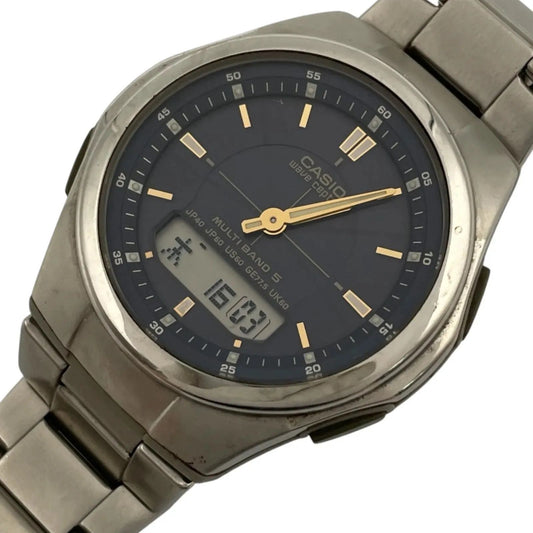 CASIO WVA-M480 Solar Men's Watch — Japanese