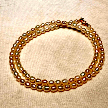 Mikimoto K18 baby pearl freshwater pearl necklace with elegant design and lustrous pearls