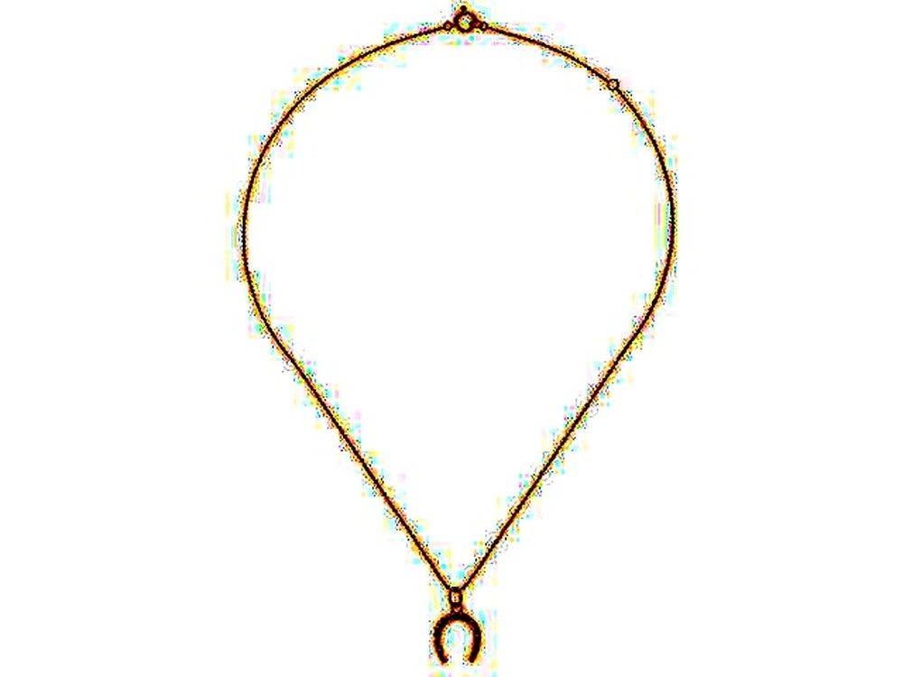 Agete necklace in 10K pink gold with 0.04 carat diamond and 38 cm chain, pendant size 11mm by 11mm