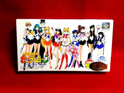 Bishoujo Senshi Sailor Moon Another Story Super Famicom game with box and included items