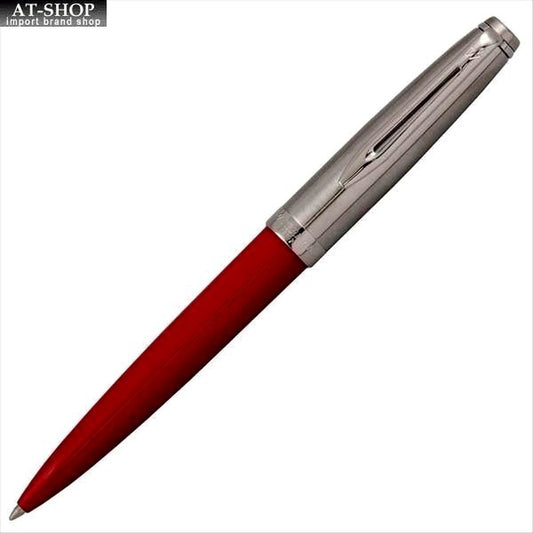 WATERMAN Emblem Essential Red CT 2100626 ballpoint pen with red lacquer finish and chrome trim