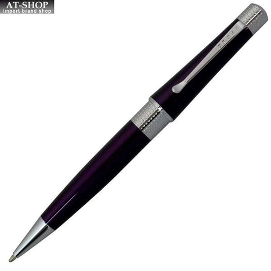 CROSS Beverly AT0492-7 ballpoint pen in deep purple with twist mechanism, 133mm length, 13mm barrel diameter